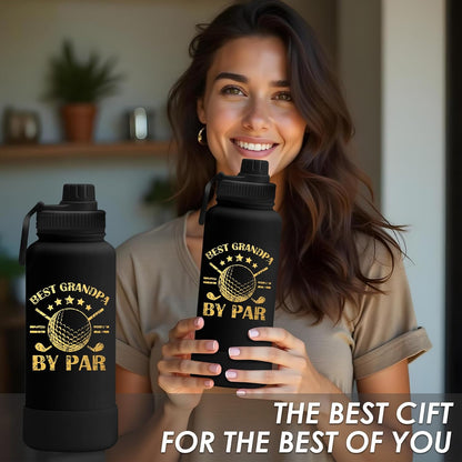 34oz Baseball Water Bottle, Baseball Mom Gift, Insulated Stainless Steel