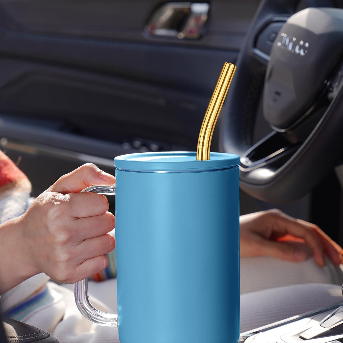 8PCS Stainless Steel Straws Fit for 40oz Stanley Tumblers, Silver