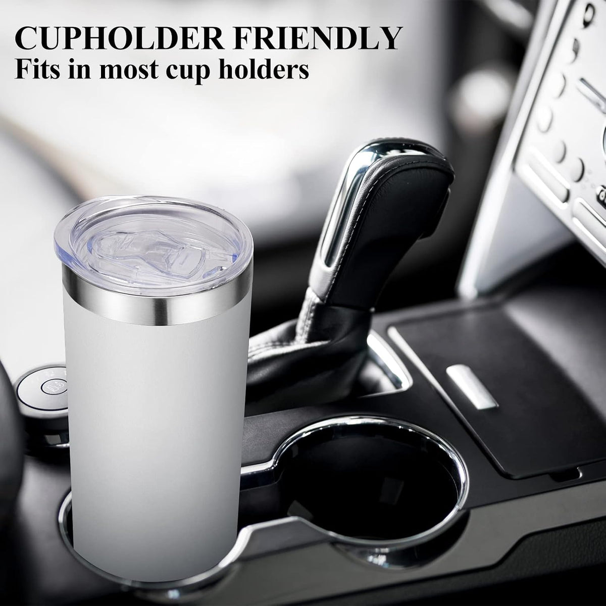 Stainless Steel Skinny Tumbler, 20 oz Vacuum Insulated Tumbler with Lid and Straw, Double Wall Coffee Cup, Travel Mug for Cold Hot Drinks, Light Pink