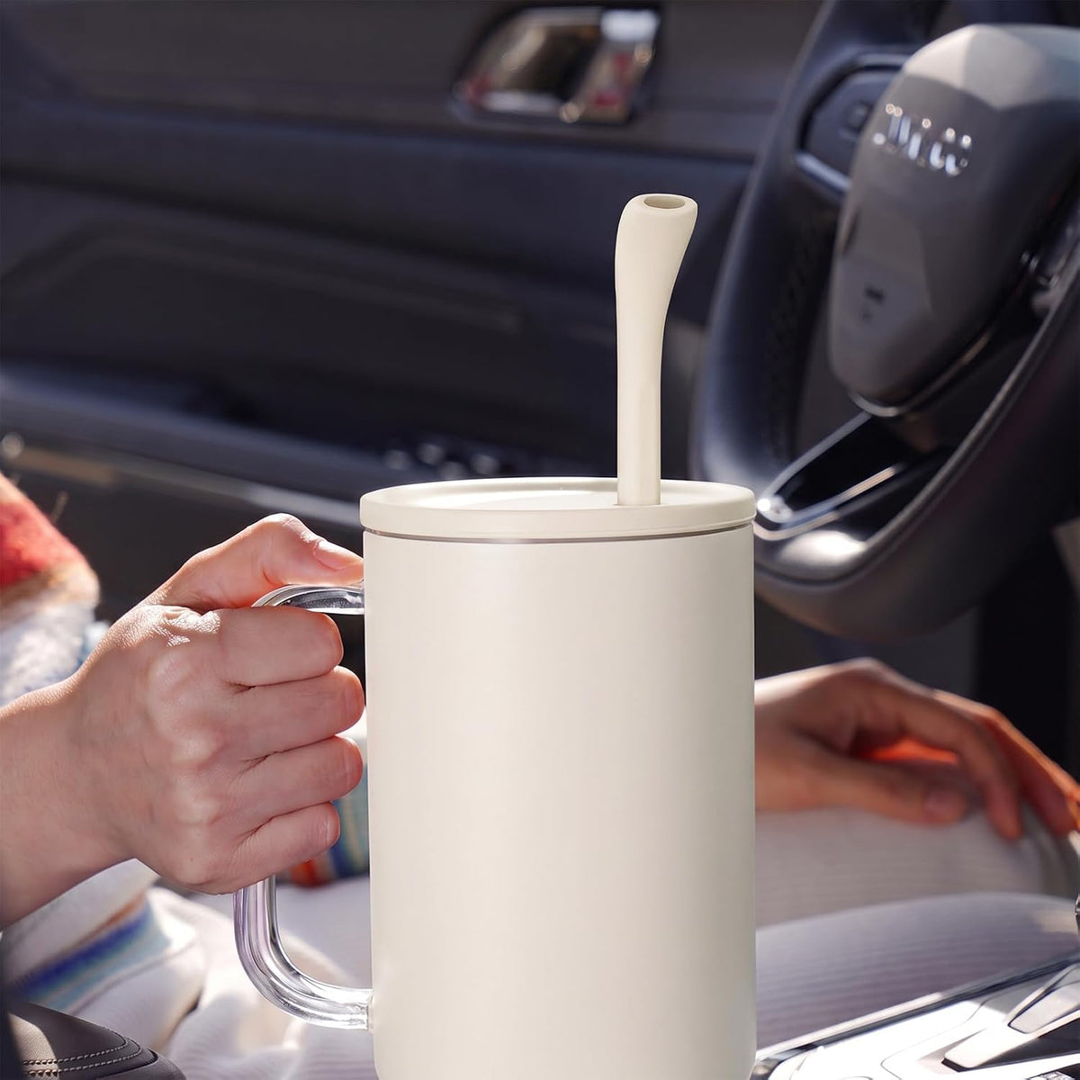 6PCS Silicone Anti-Wrinkle Straws Fit for Stanley 40oz 30oz Tumblers