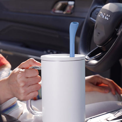 6PCS Silicone Anti-Wrinkle Straws Fit for Stanley 40oz 30oz Tumblers