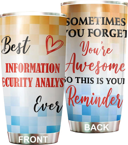 Best Lacrosse Coach Ever Tumbler Stainless Steel 20oz, Office Gifts Women Men Work Friends Coworker, Driking Coffee Cup For Birthday Christmas - Colors Q