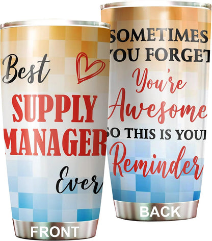 Best Lacrosse Coach Ever Tumbler Stainless Steel 20oz, Office Gifts Women Men Work Friends Coworker, Driking Coffee Cup For Birthday Christmas - Colors Q