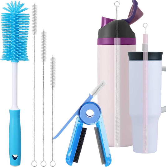 Water Bottle Cleaner Brush Set for Owala 24oz/32oz/40oz Cup,5 Pcs