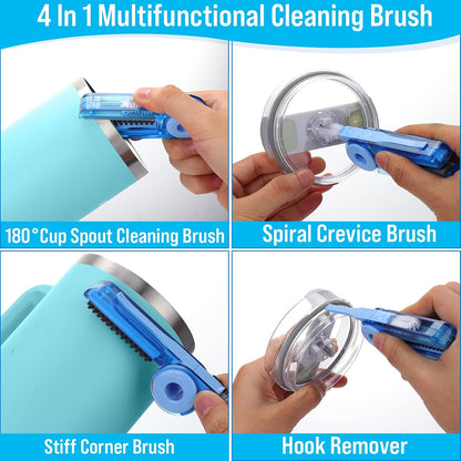Water Bottle Cleaner Brush Set for Owala 24oz/32oz/40oz Cup,5 Pcs