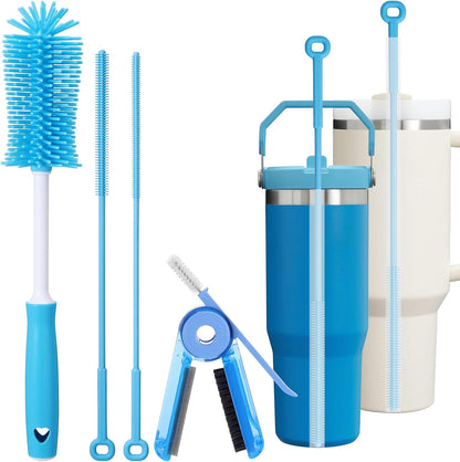 Water Bottle Cleaner Brush Set for Owala 24oz/32oz/40oz Cup,5 Pcs