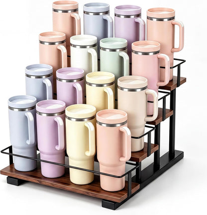 3-Tier Stanley Cup Holder for 12 40-Ounce Tumblers
