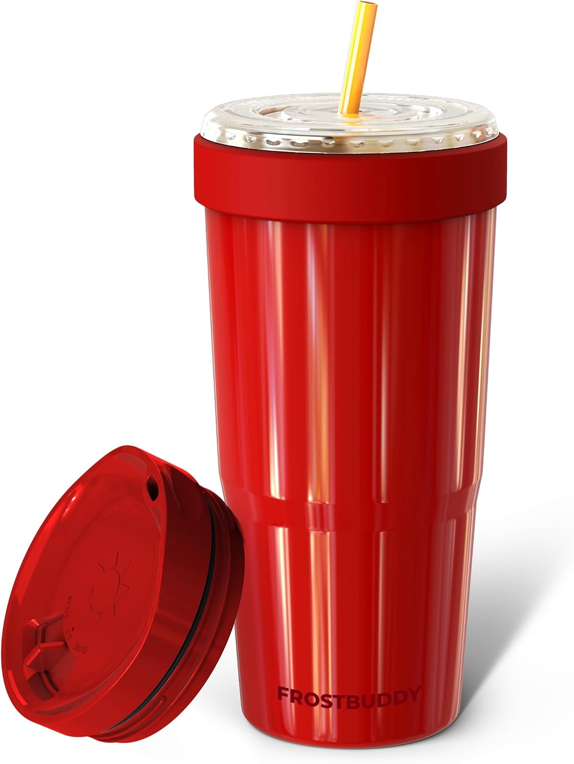 Togo Buddy 30oz Tumbler - Spill-Proof Flip Lid (Blue Pencil) - Colors D