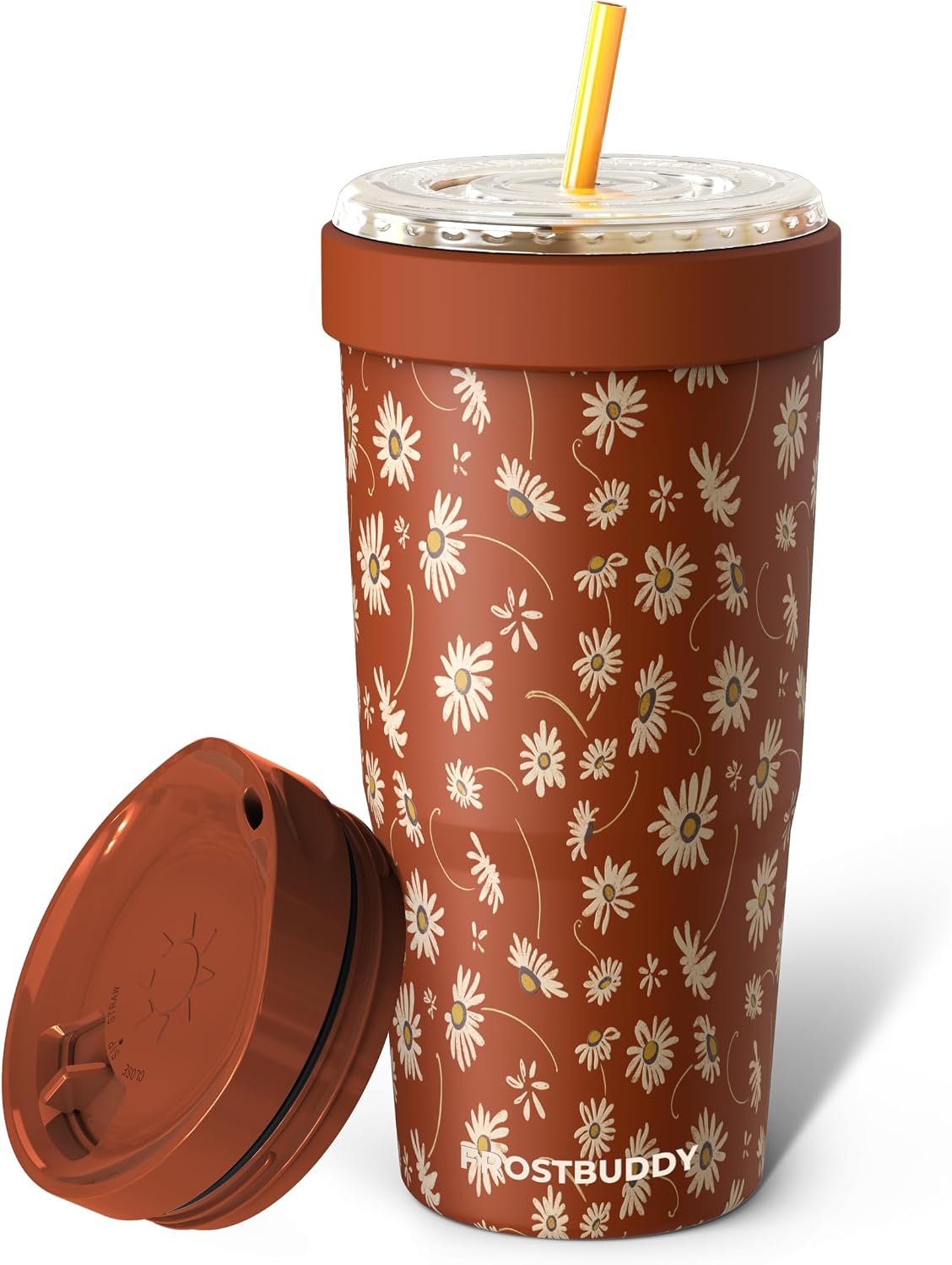 Togo Buddy 30oz Tumbler - Spill-Proof Flip Lid (Blue Pencil) - Colors D