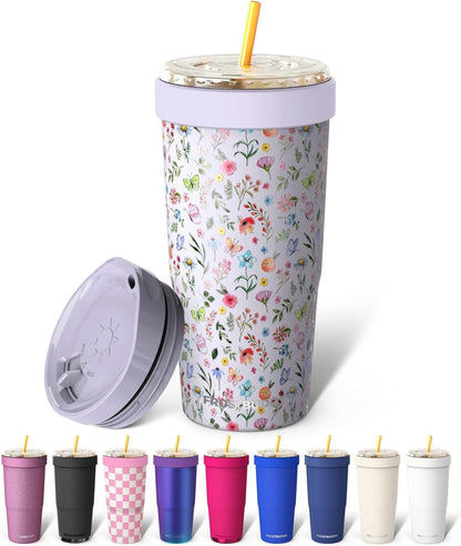 Togo Buddy 30oz Tumbler - Spill-Proof Flip Lid (Blue Pencil) - Colors D