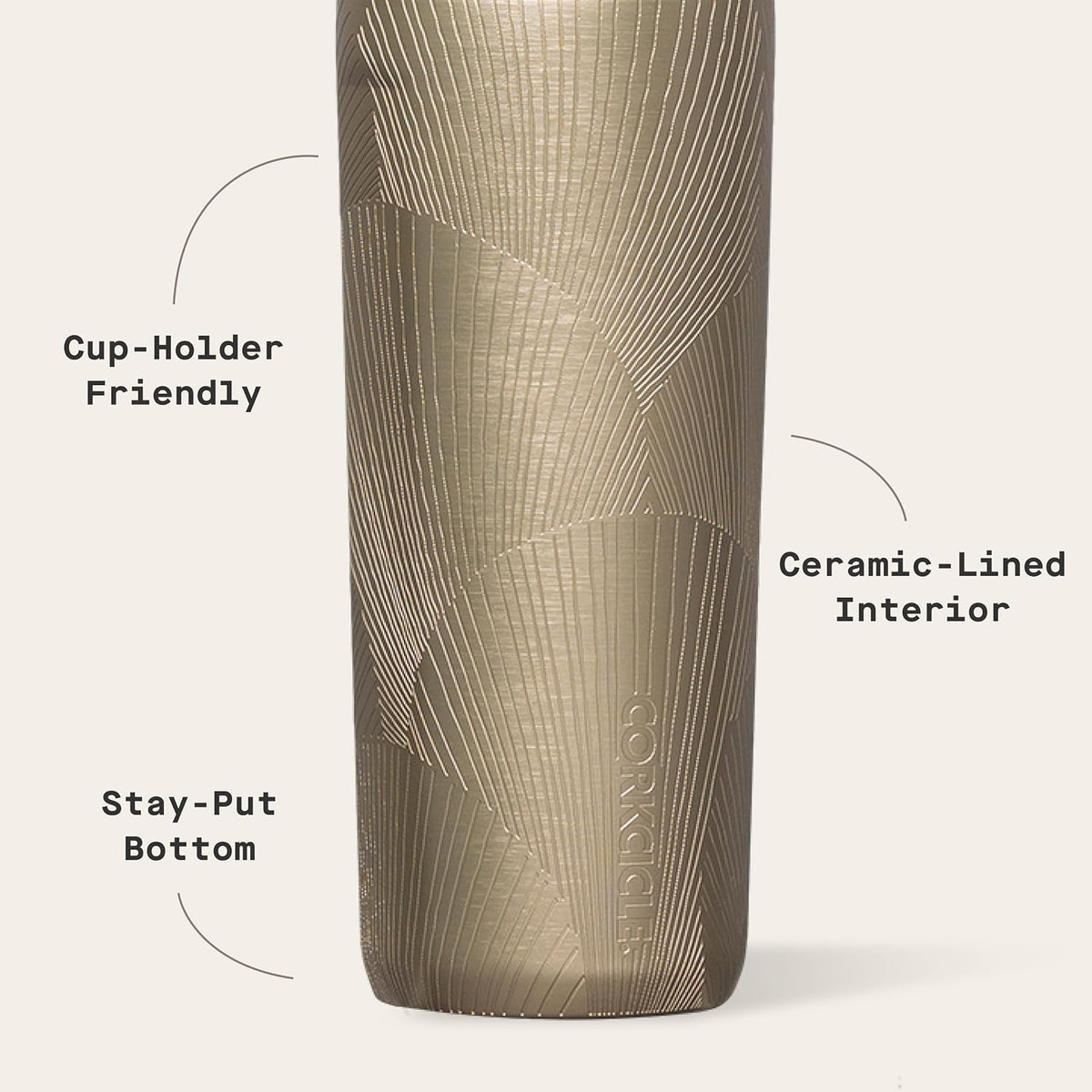 Commuter Cup 17 oz with 360° Sip Lid, Gloss Powder Blue