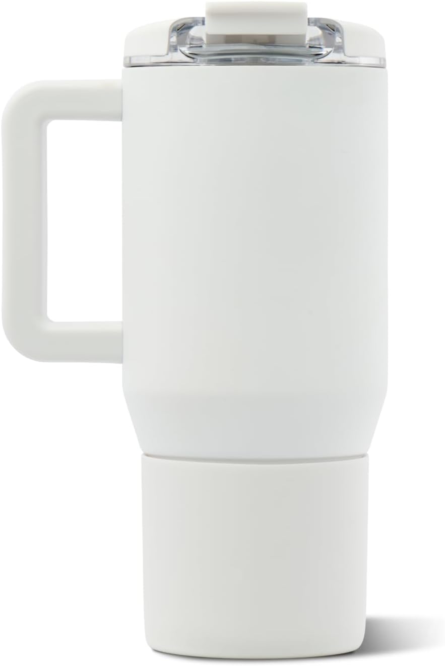 Coffee Traveler 20oz Ceramic-Lined Mug with Handle, Cascade