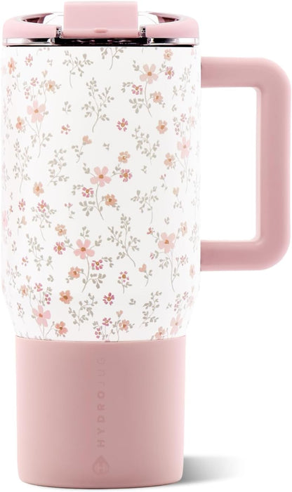 Coffee Traveler 20oz Ceramic-Lined Mug with Handle, Cascade