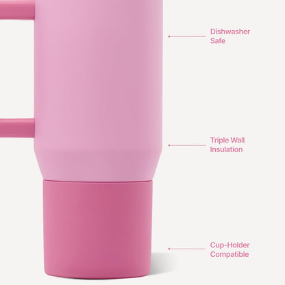 Coffee Traveler 20oz Ceramic-Lined Mug with Handle, Cascade