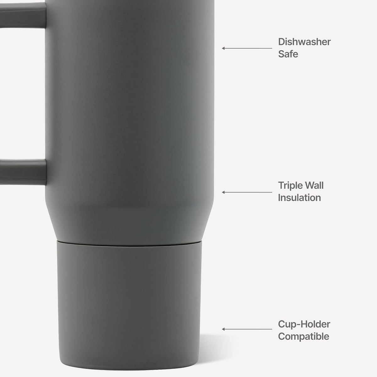 Coffee Traveler 20oz Ceramic-Lined Mug with Handle, Cascade