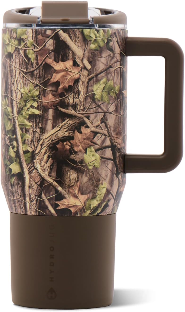 Coffee Traveler 20oz Ceramic-Lined Mug with Handle, Cascade