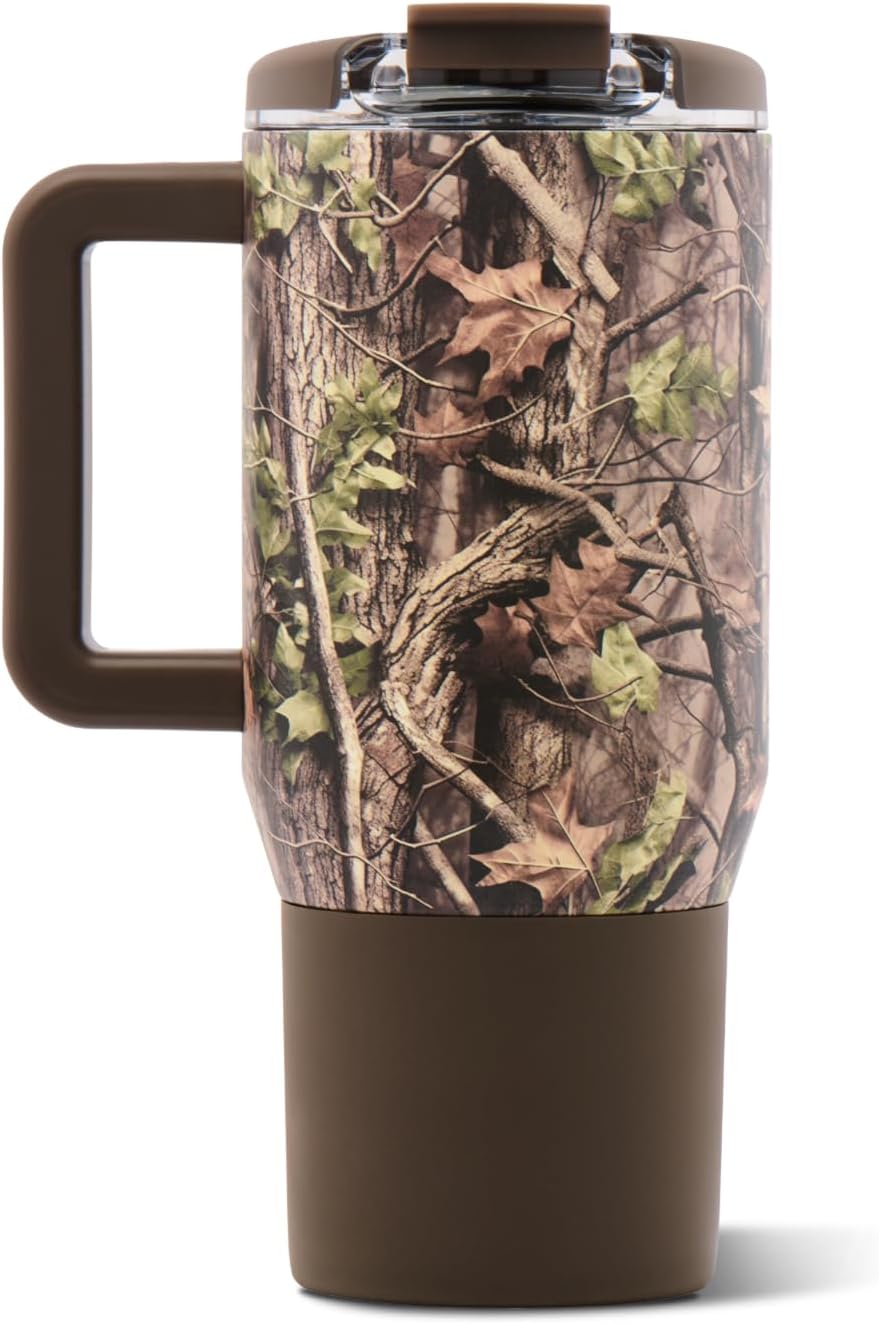 Coffee Traveler 20oz Ceramic-Lined Mug with Handle, Cascade