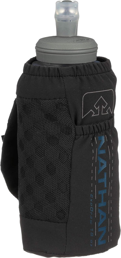 Nathan ExoDraw & ExoShot 2.0 Flask, Handheld Water Bottle for Marathons, Hiking, Ultra Running and Outdoor Activity