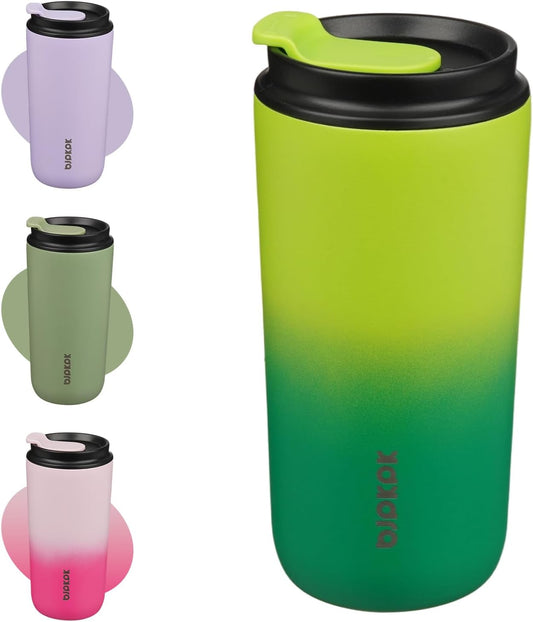 16oz Insulated Travel Coffee Mug, Stainless Steel Tumbler