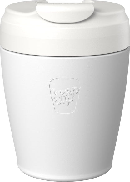 Commuter Travel Mug - Insulated Stainless Steel Reusable Coffee Cup with Spillproof Flip Lid - 16oz/454ml - Dark Chocolate