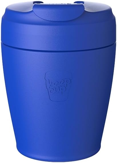 Commuter Travel Mug - Insulated Stainless Steel Reusable Coffee Cup with Spillproof Flip Lid - 16oz/454ml - Dark Chocolate
