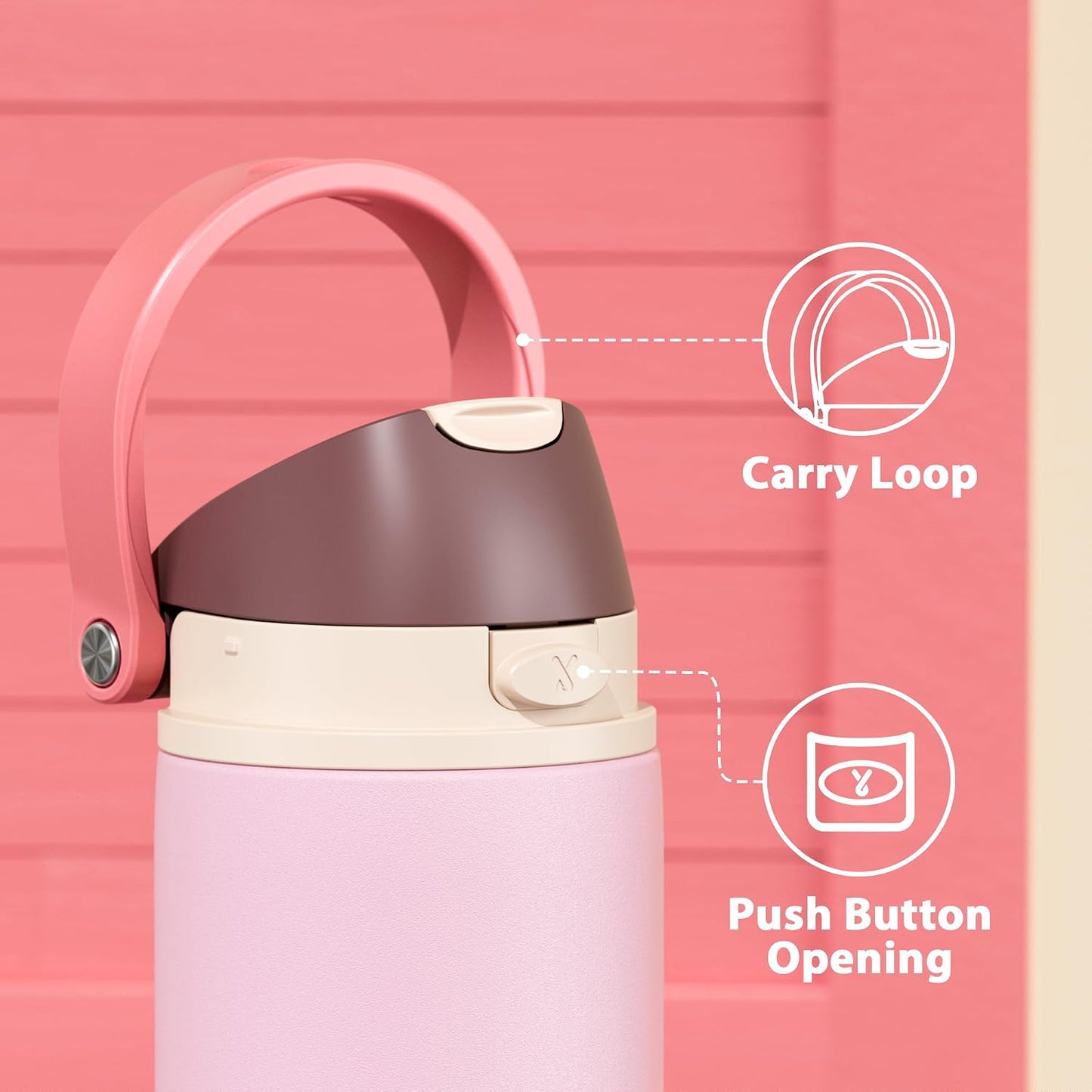 32 oz Insulated Water Bottle with Straw: Stainless Steel Metal Water Bottle with 2-in-1 Lid - Leak Proof, Cold for 24 Hours, Protective Silicone Base, BPA-Free for Sports Gym, Sage - Colors B
