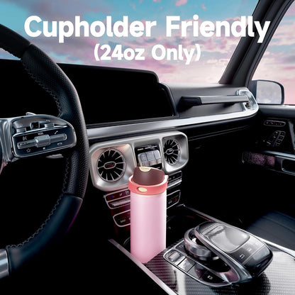32 oz Insulated Water Bottle with Straw: Stainless Steel Metal Water Bottle with 2-in-1 Lid - Leak Proof, Cold for 24 Hours, Protective Silicone Base, BPA-Free for Sports Gym, Sage - Colors B