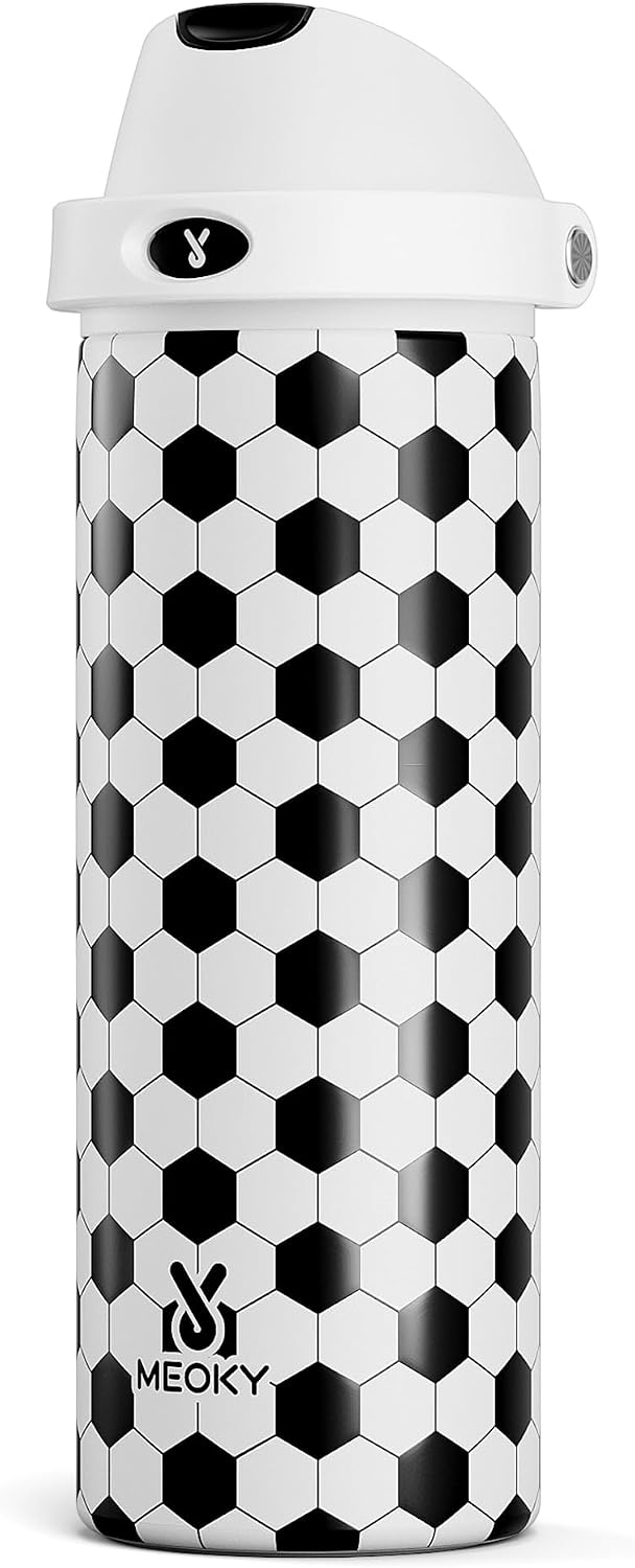 32 oz Insulated Water Bottle with Straw: Stainless Steel Metal Water Bottle with 2-in-1 Lid - Leak Proof, Cold for 24 Hours, Protective Silicone Base, BPA-Free for Sports Gym, Sage - Colors B