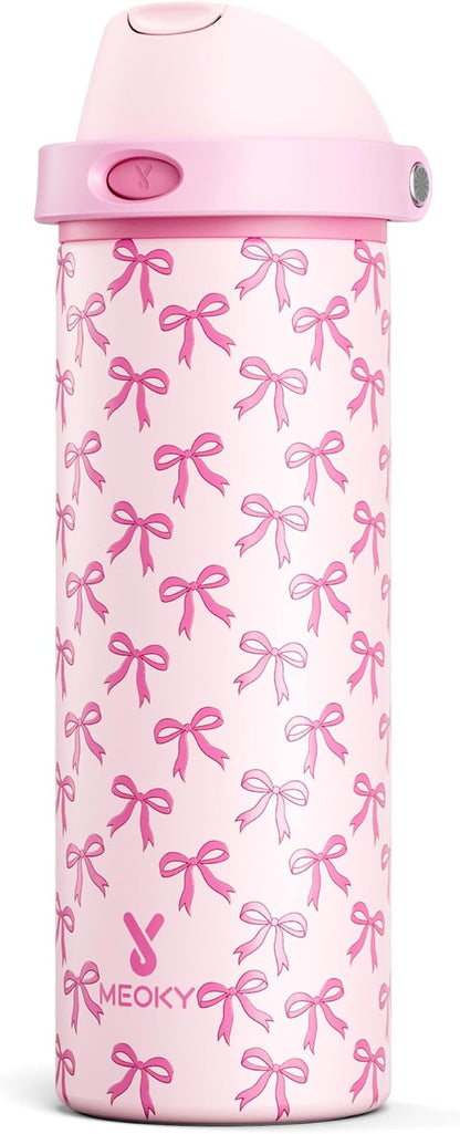32 oz Insulated Water Bottle with Straw: Stainless Steel Metal Water Bottle with 2-in-1 Lid - Leak Proof, Cold for 24 Hours, Protective Silicone Base, BPA-Free for Sports Gym, Sage - Colors B