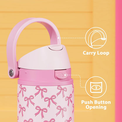 32 oz Insulated Water Bottle with Straw: Stainless Steel Metal Water Bottle with 2-in-1 Lid - Leak Proof, Cold for 24 Hours, Protective Silicone Base, BPA-Free for Sports Gym, Sage - Colors B