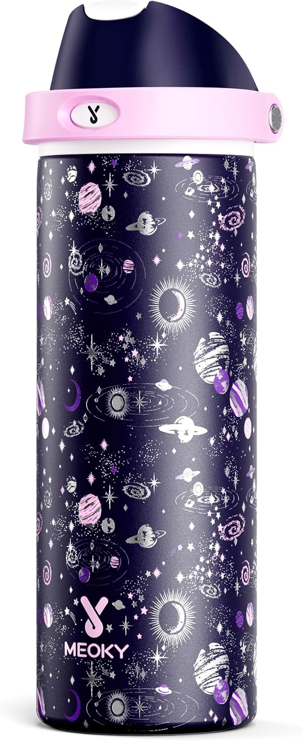 32 oz Insulated Water Bottle with Straw: Stainless Steel Metal Water Bottle with 2-in-1 Lid - Leak Proof, Cold for 24 Hours, Protective Silicone Base, BPA-Free for Sports Gym, Sage - Colors B
