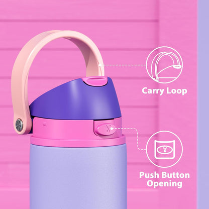 32 oz Insulated Water Bottle with Straw: Stainless Steel Metal Water Bottle with 2-in-1 Lid - Leak Proof, Cold for 24 Hours, Protective Silicone Base, BPA-Free for Sports Gym, Sage - Colors B
