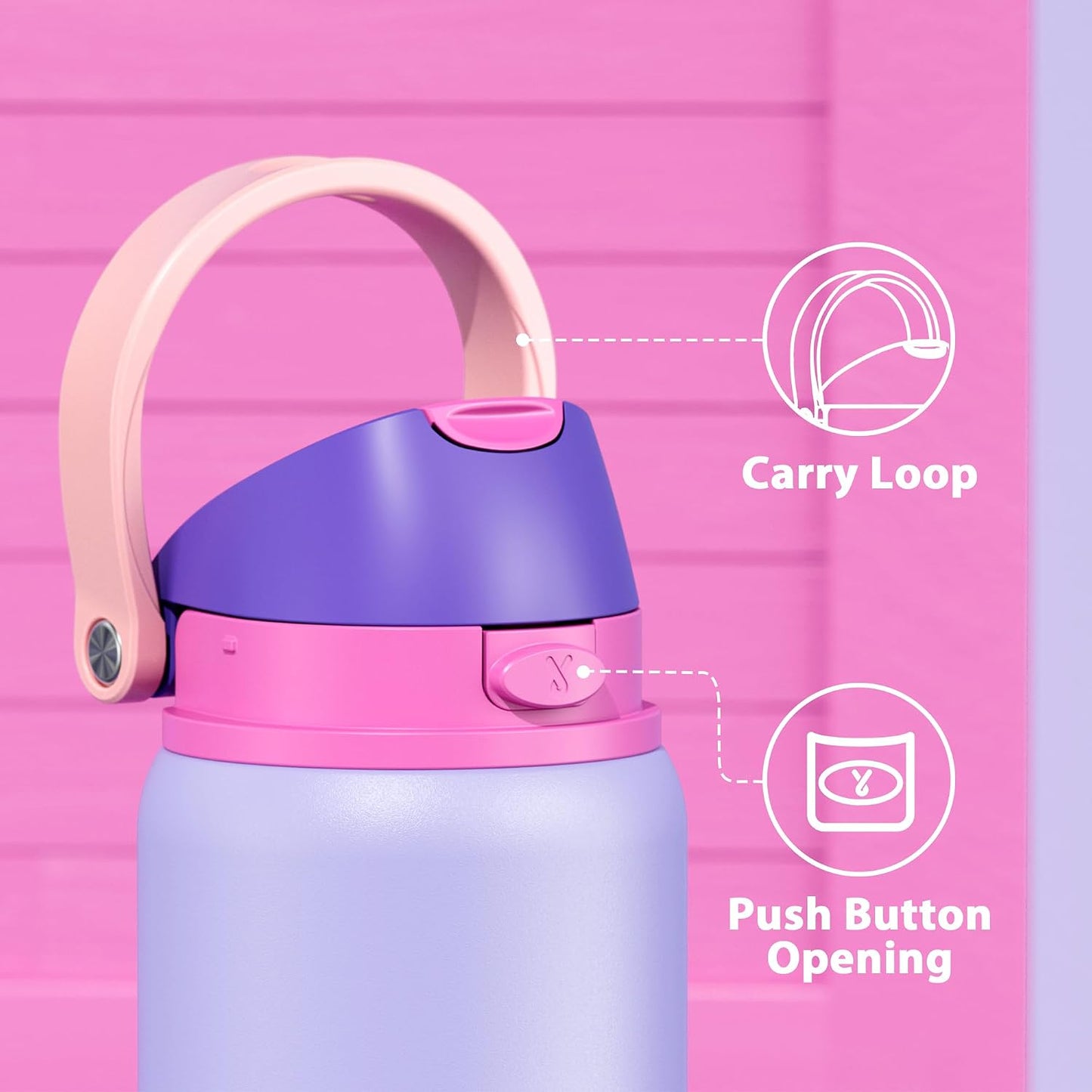 32 oz Insulated Water Bottle with Straw: Stainless Steel Metal Water Bottle with 2-in-1 Lid - Leak Proof, Cold for 24 Hours, Protective Silicone Base, BPA-Free for Sports Gym, Sage - Colors B