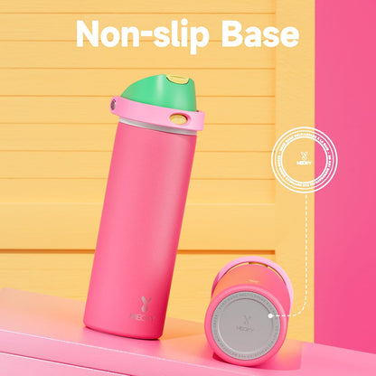32 oz Insulated Water Bottle with Straw: Stainless Steel Metal Water Bottle with 2-in-1 Lid - Leak Proof, Cold for 24 Hours, Protective Silicone Base, BPA-Free for Sports Gym, Sage - Colors B