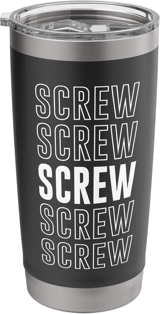Screw Stainless Steel Insulated Tumbler