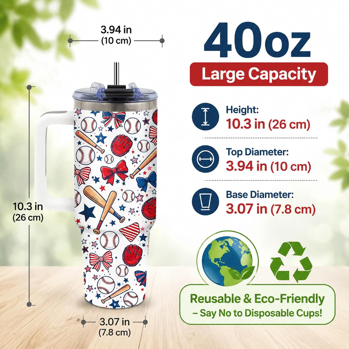 Sea Turtle Tumbler 40 oz with Handle, Ocean Lover Gifts for Women, Insulated Stainless Steel Cup with Straw, Beach Lover Gift for Sea Turtle Lovers, Coastal Travel Drinkware