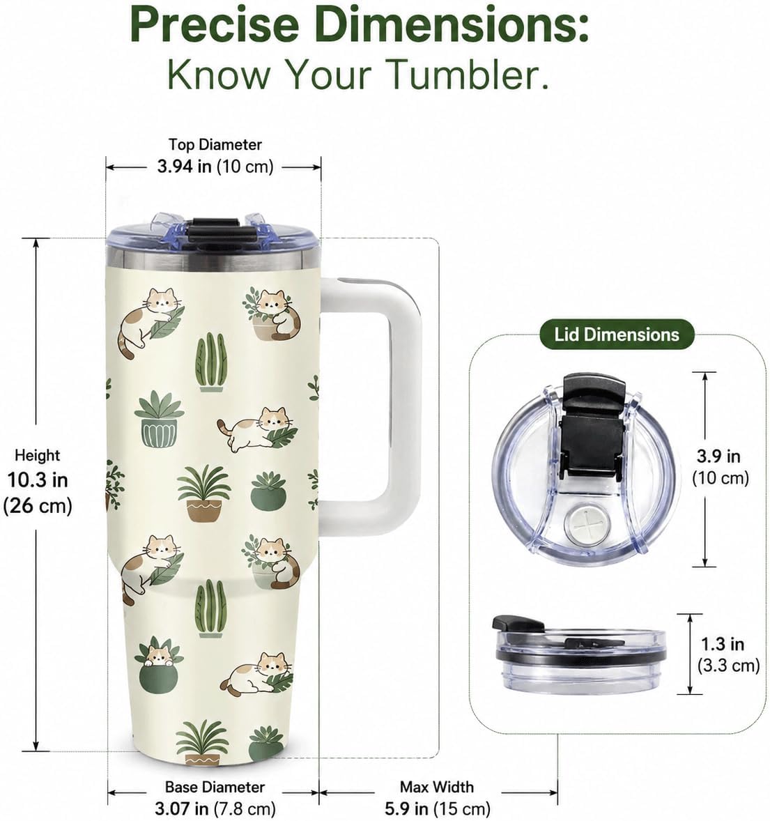 Sea Turtle Tumbler 40 oz with Handle, Ocean Lover Gifts for Women, Insulated Stainless Steel Cup with Straw, Beach Lover Gift for Sea Turtle Lovers, Coastal Travel Drinkware