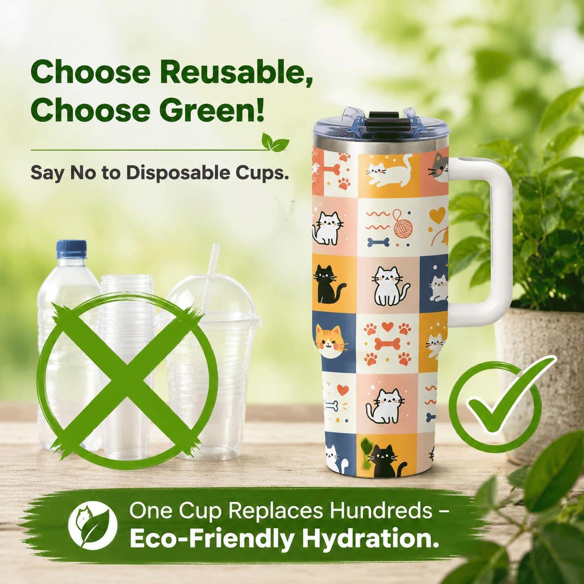 Sea Turtle Tumbler 40 oz with Handle, Ocean Lover Gifts for Women, Insulated Stainless Steel Cup with Straw, Beach Lover Gift for Sea Turtle Lovers, Coastal Travel Drinkware