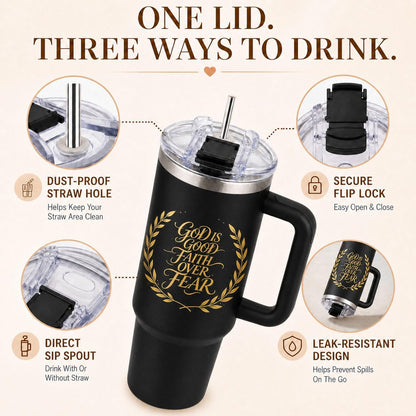 Sea Turtle Tumbler 40 oz with Handle, Ocean Lover Gifts for Women, Insulated Stainless Steel Cup with Straw, Beach Lover Gift for Sea Turtle Lovers, Coastal Travel Drinkware