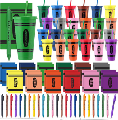 72 Pcs Bible Christian 24 oz Tumbler Set Lids Straws Notepads