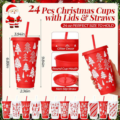 72 Pcs Bible Christian 24 oz Tumbler Set Lids Straws Notepads