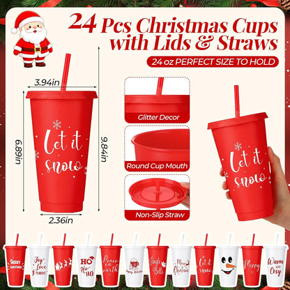 72 Pcs Bible Christian 24 oz Tumbler Set Lids Straws Notepads