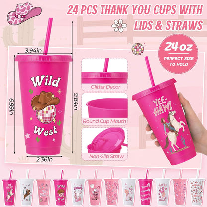72 Pcs Bible Christian 24 oz Tumbler Set Lids Straws Notepads