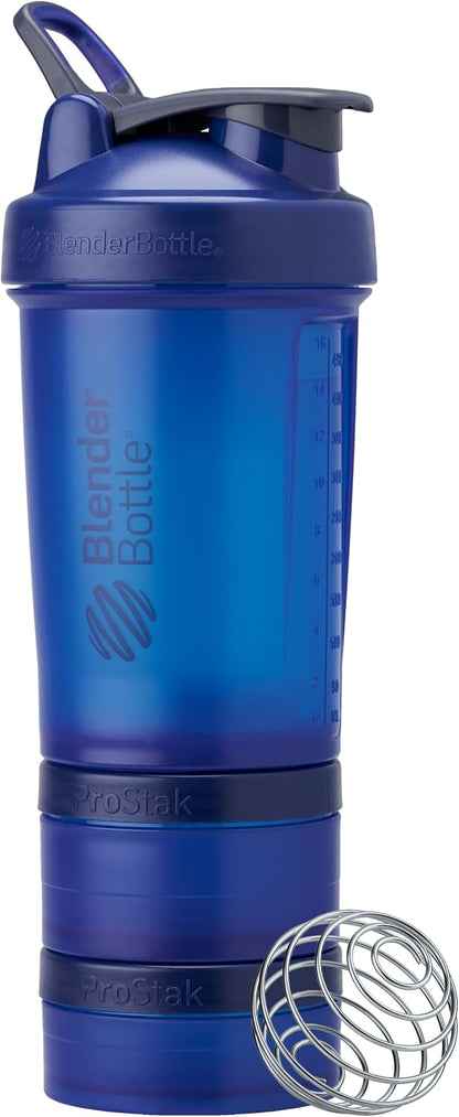 ProStak Plastic Pill Organizer and Storage 22 oz Black