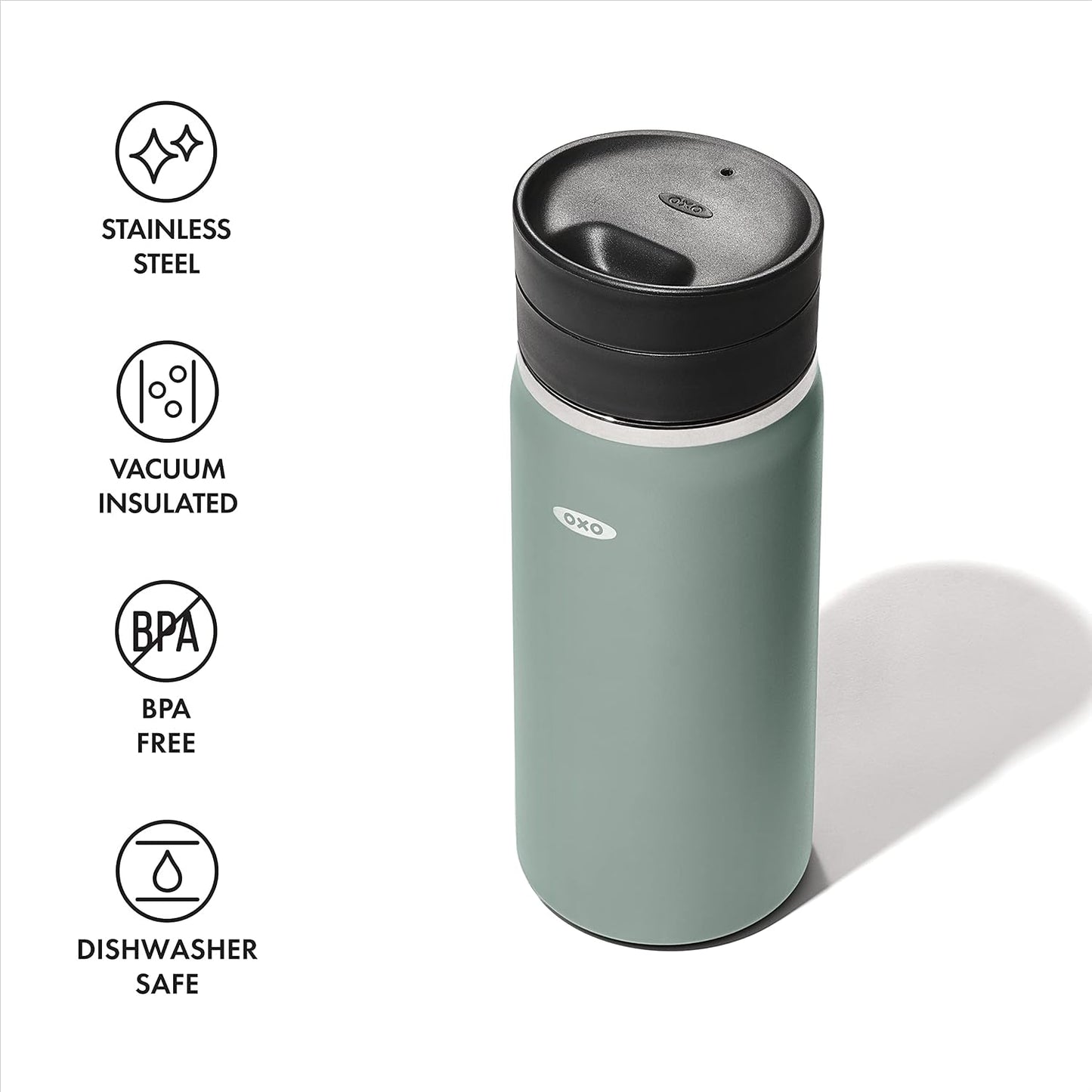 Good Grips 20oz Travel Coffee Mug With Leakproof SimplyClean™ Lid - Quartz