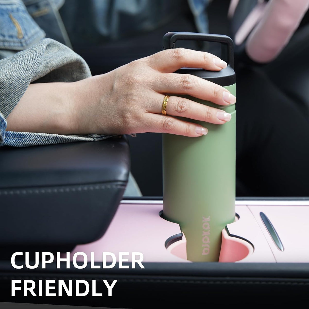 20 oz Insulated Travel Water Bottle, Coffee Tumbler Stainless Steel