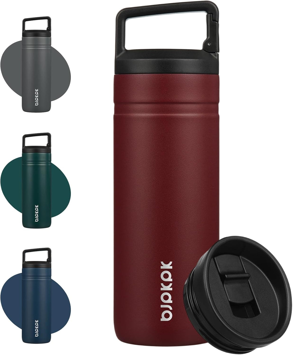 20 oz Insulated Travel Water Bottle, Coffee Tumbler Stainless Steel
