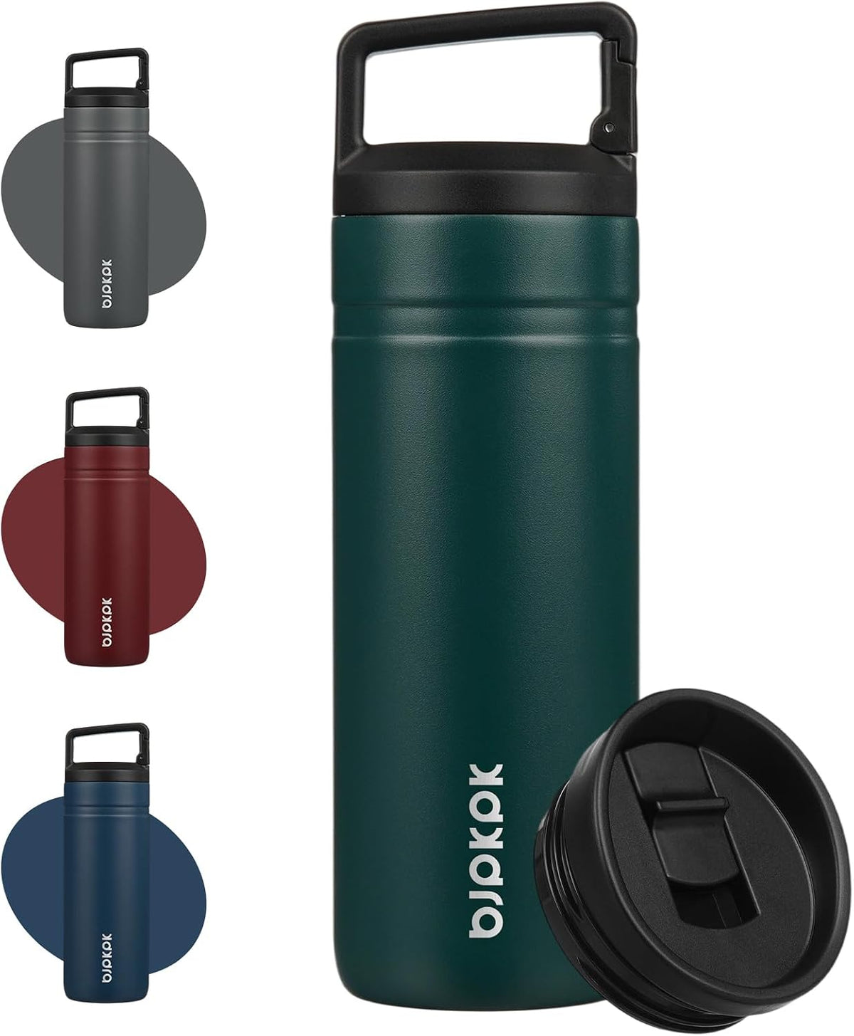 20 oz Insulated Travel Water Bottle, Coffee Tumbler Stainless Steel