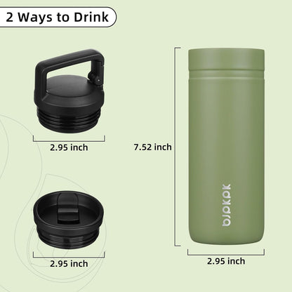 20 oz Insulated Travel Water Bottle, Coffee Tumbler Stainless Steel