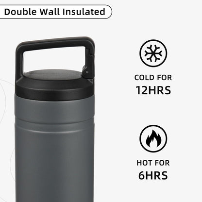 20 oz Insulated Travel Water Bottle, Coffee Tumbler Stainless Steel
